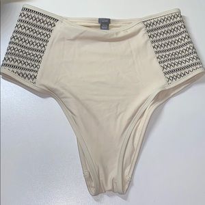 High waisted bikini bottoms